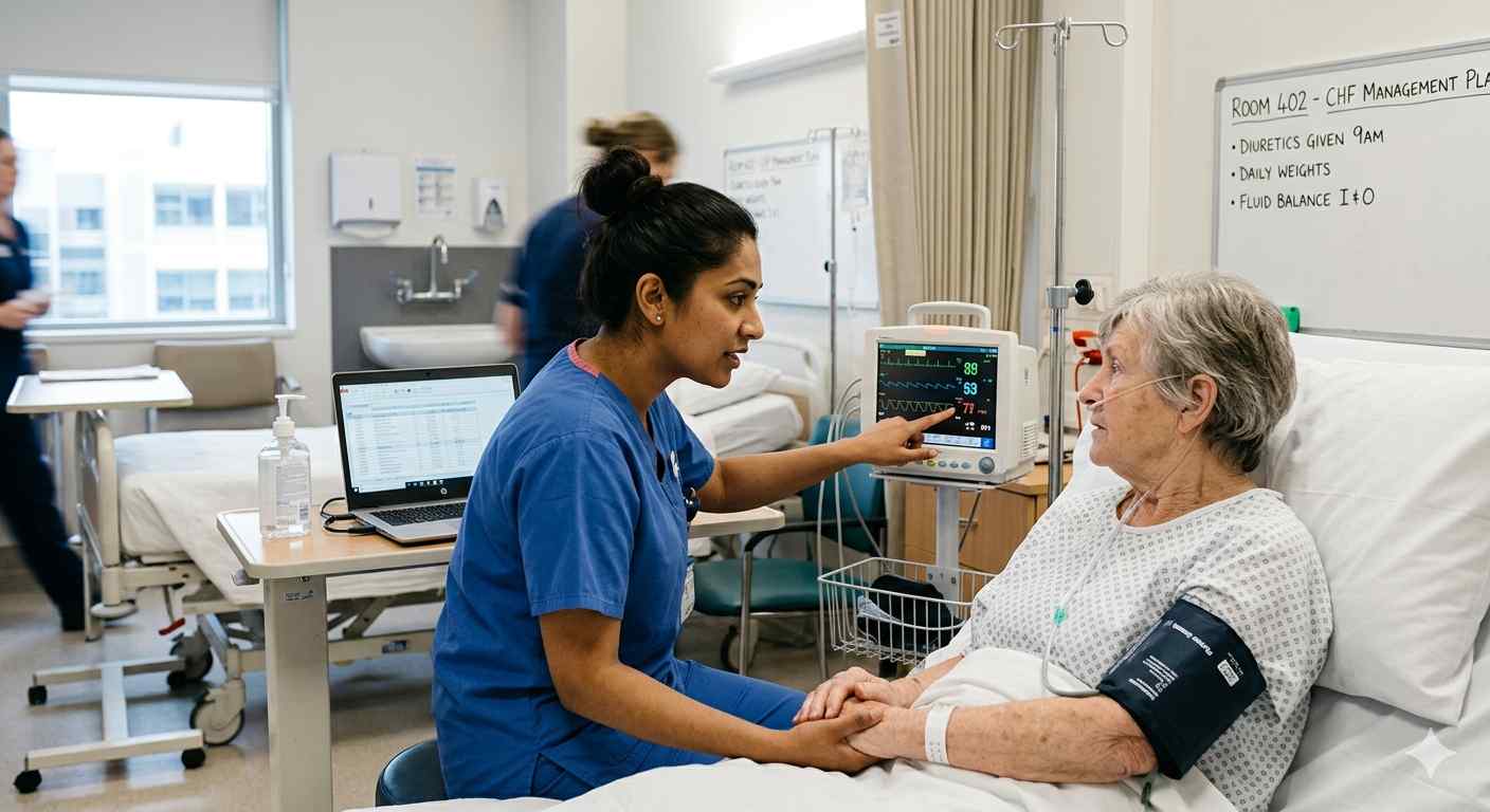 Heart Failure Management in Nursing Practice: CHF Care, Fluid Balance, and Treatment Strategies