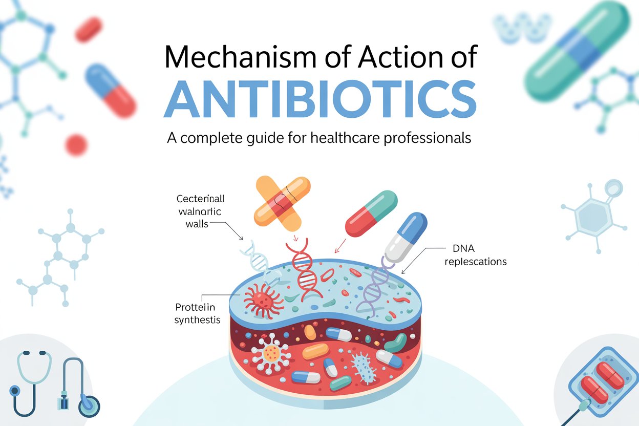 Mechanism of Action of Antibiotics: A Complete Guide for Healthcare Professionals