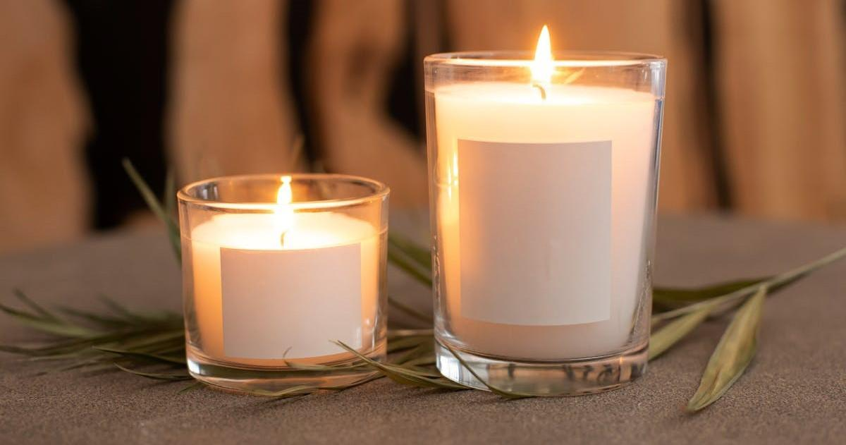 Scented candles and essential oils